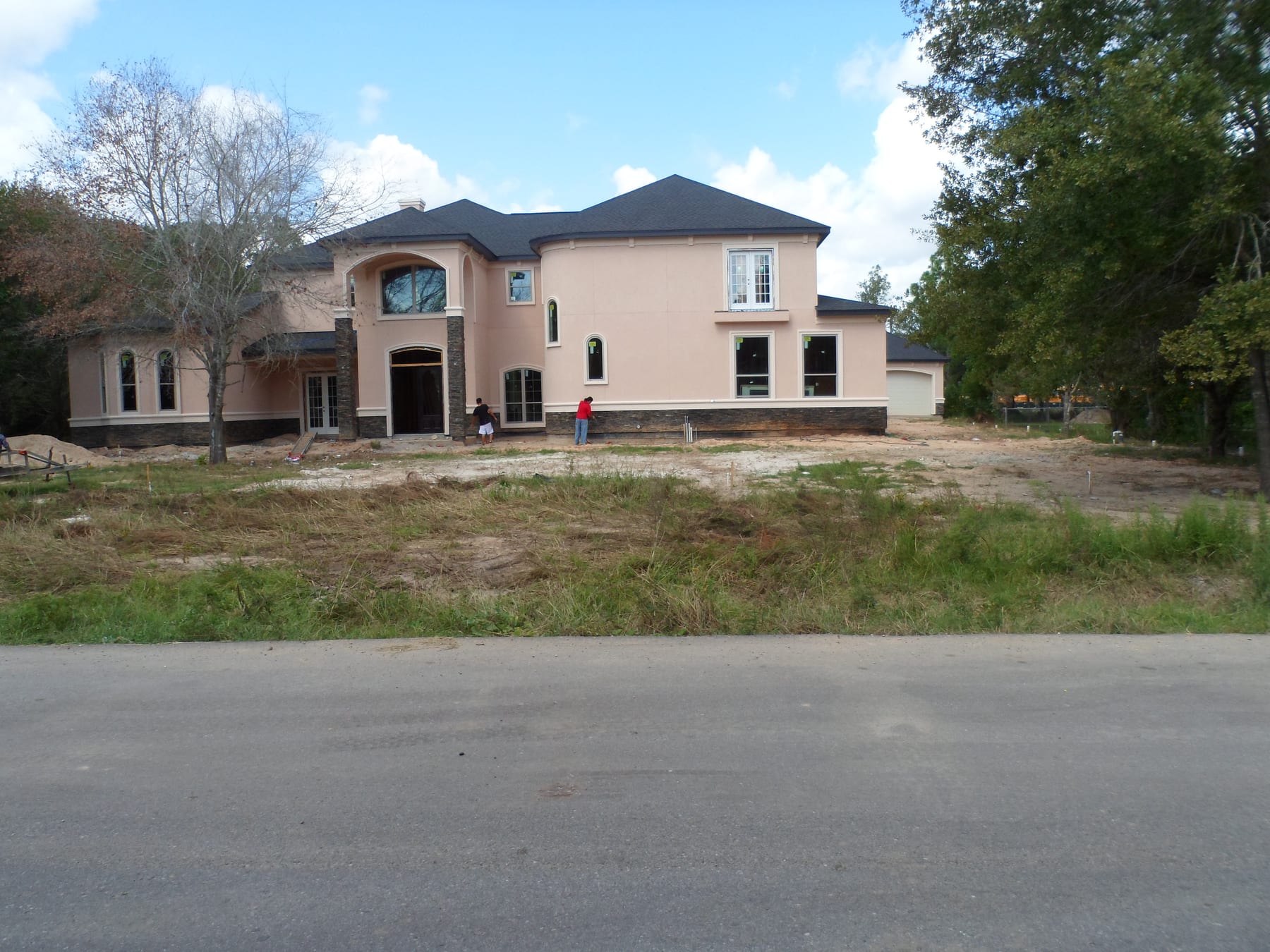 Completed stucco home 2011